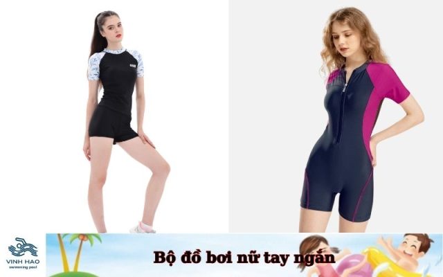 Bộ đồ bơi nữ tay ngắn